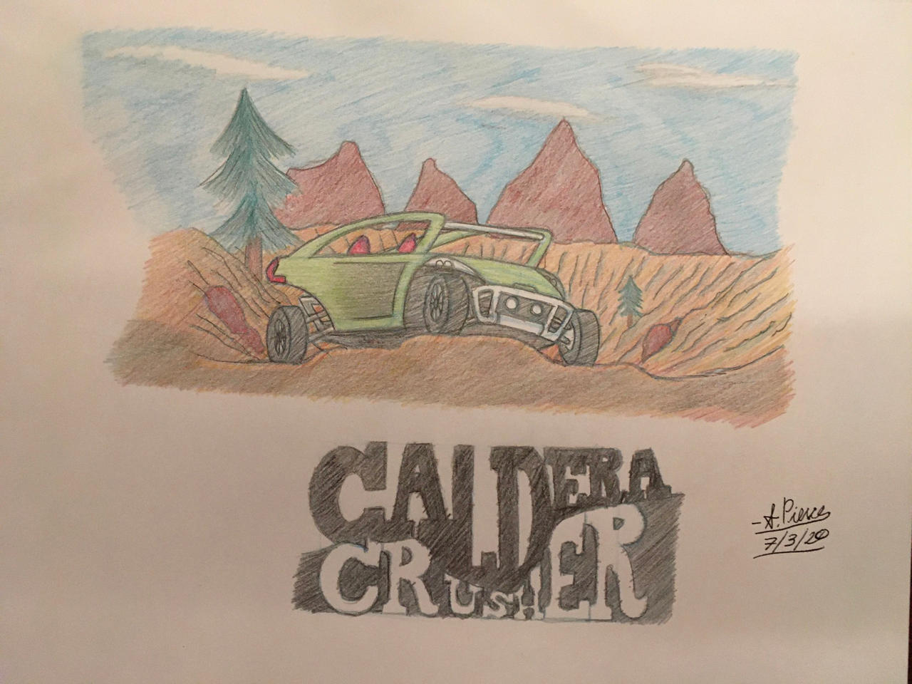 Auto Alphabet Challenge 3: Caldera Crusher